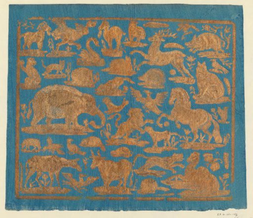Sheet with animals