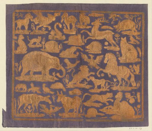 Sheet with animals