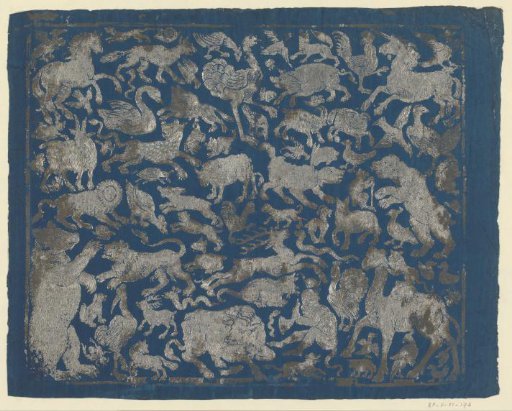 Sheet with animals