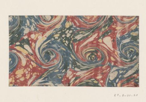 Spiral marble in several colours