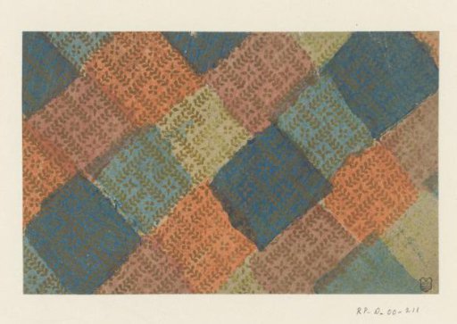 Sheet with diamond pattern with four-pointed star as diamond filling