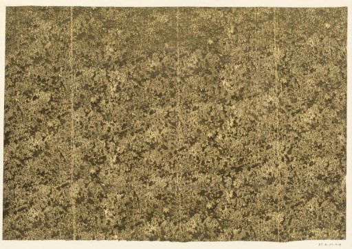 Sheet with irregular structure of various shapes