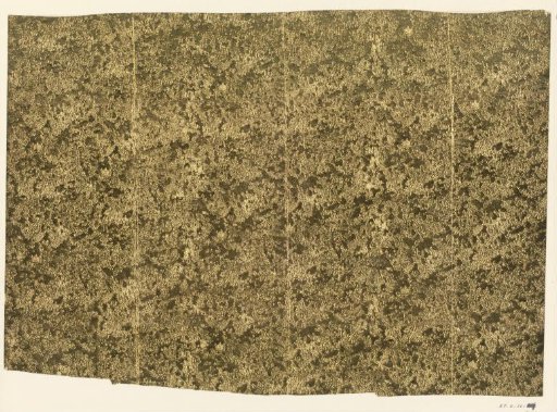 Sheet with irregular structure of various shapes