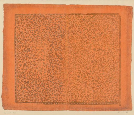 Sheet with flowers and fruit