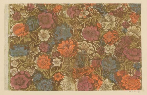 Sheet with flowers