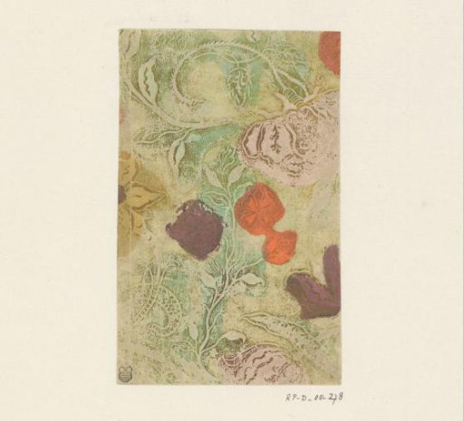 Sheet with flowers