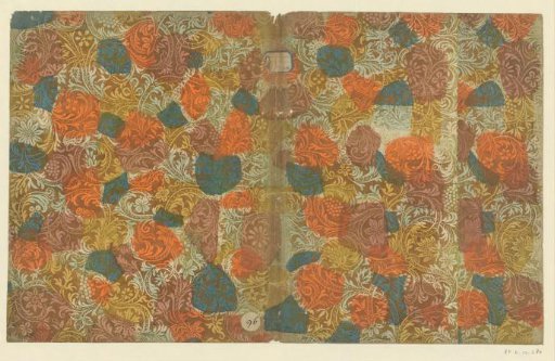 Sheet with flowers and fruits