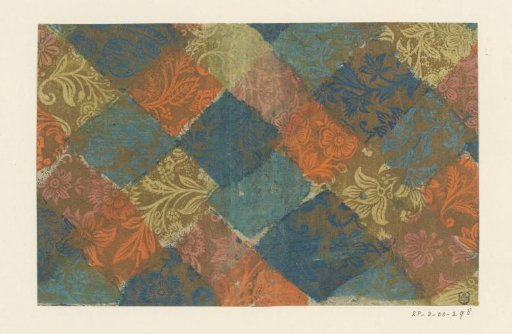 Sheet with flowers and fruits