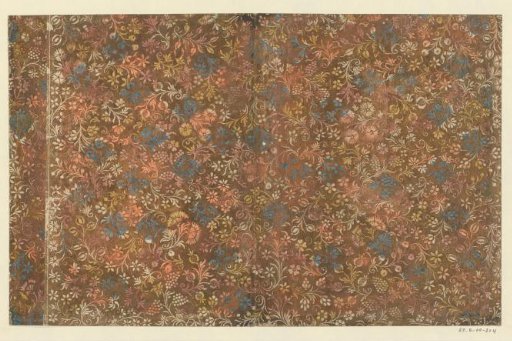 Sheet with flowers and fruit