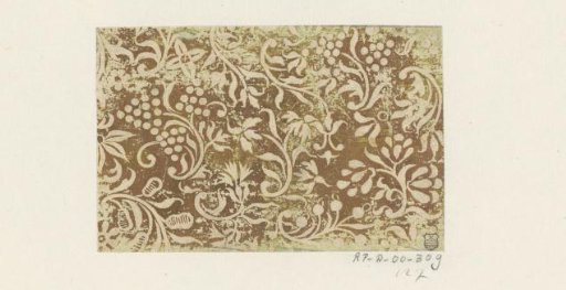 Sheet with flowers and fruit