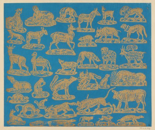 Sheet with animals