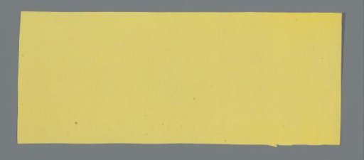 Plain yellow paper