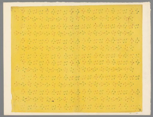 Sheet with stripe pattern of flower motif