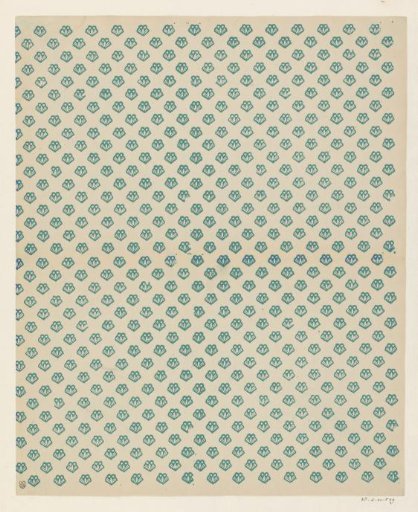 Sheet with scattered pattern of fantasy motif
