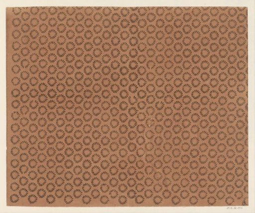 Sheet with scattered pattern of circular motif