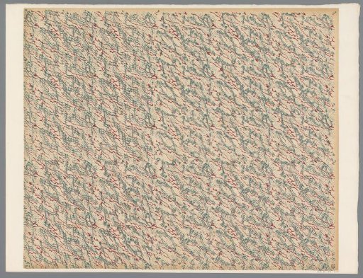 Sheet with a veined pattern