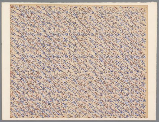 Sheet with a veined pattern