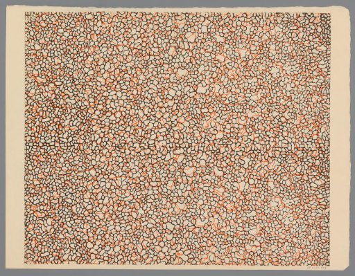Sheet with a pebble-like pattern