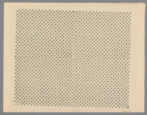 Sheet with scattered patterns of stars and dots