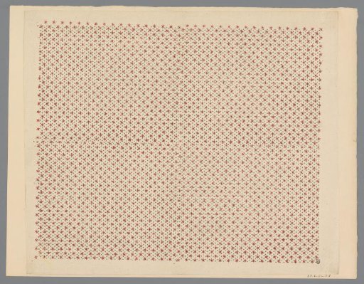 Sheet with scattered patterns of stars and dots