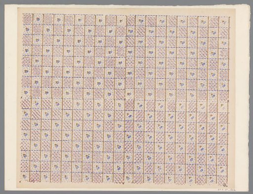 Sheet with checkerboard pattern