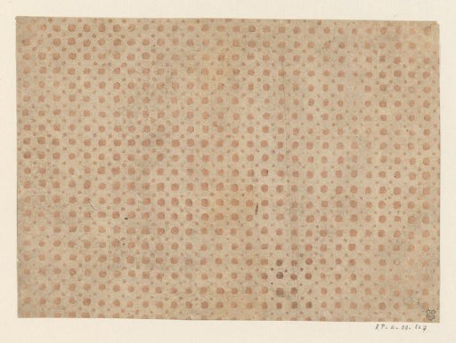 Sheet with scattered pattern of round motif