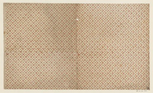 Sheet with diamond pattern with dot as field filling and diagonal dots