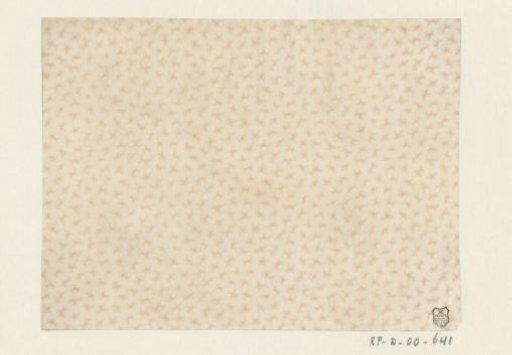 Sheet with all-over pattern of star-like motif