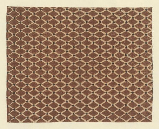 Sheet with reserved diamond pattern