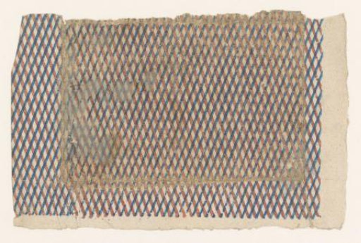 Sheet with diamond pattern