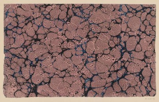 Grit marble in blue, black and pink