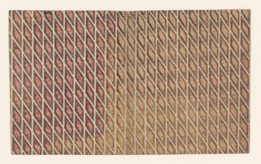 Sheet with diamond pattern