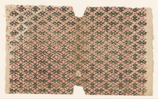Sheet with diamond pattern