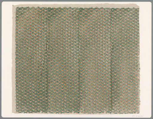 Sheet with scattered pattern of circles