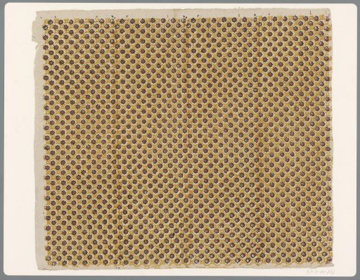 Sheet with scattered pattern of star or flower motif