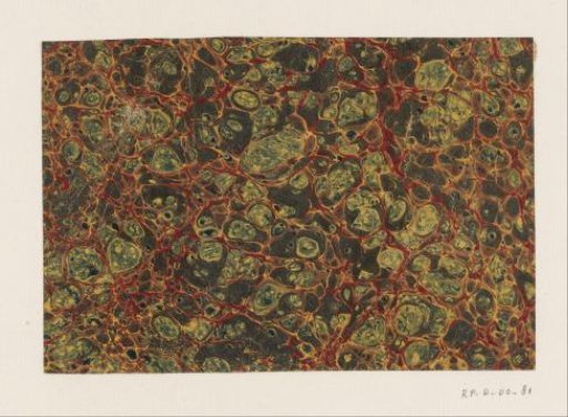 Granite pebble marble in red, brown, grey, yellow and green