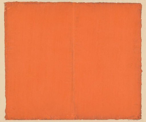 Plain orange paper
