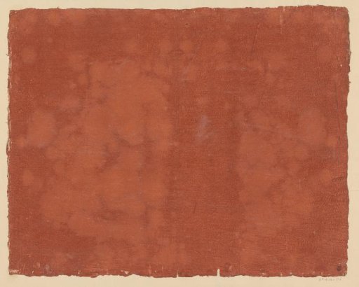 Orange-brown starched paper