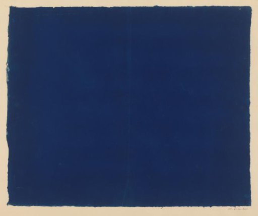 Plain blue paper