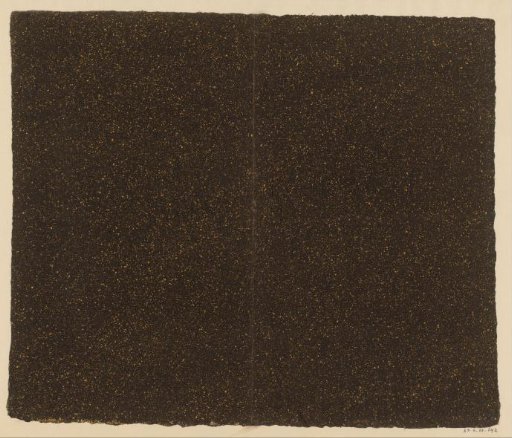 Yellow speckled brown paper