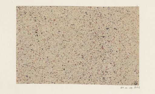 Red and black speckled paper
