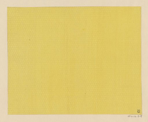 Sheet with gaufred strew pattern of circles with rosette