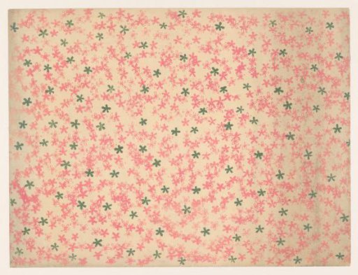Strew pattern of flowers