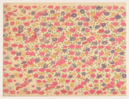 Scatter pattern of flowers