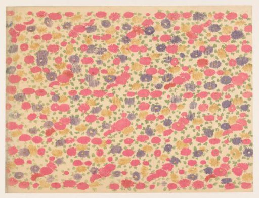 Scatter pattern of flowers