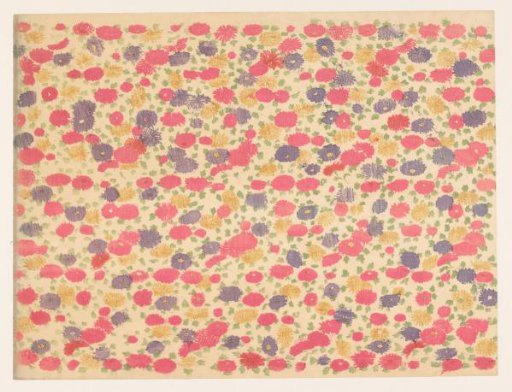 Scatter pattern of flowers