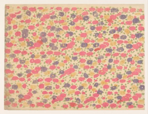 Scatter pattern of flowers