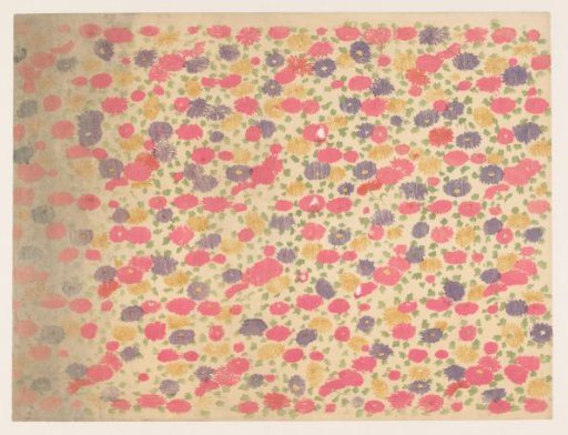 Scatter pattern of flowers