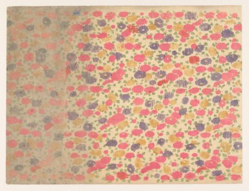 Scatter pattern of flowers