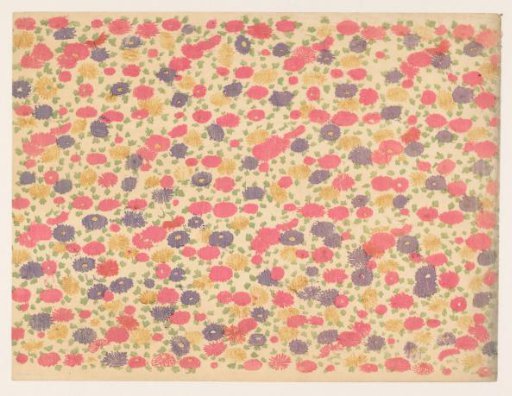Scatter pattern of flowers